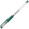 Ручка гелевая с грипом STAFF "EVERYDAY" GP-194, ЗЕЛЕНАЯ, корпус прозрачный, узел 0,5 мм, линия письма 0,35 мм, 141825