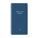 Телефонная книга А5, 80л., на гребне OfficeSpace "Моноколор. Dark azure", с высечкой