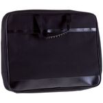 Сумка деловая OfficeSpace "Ancona" ткань, черный, 2 отделения, молния