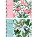 Альбом для рисования 32л., А4, на гребне ArtSpace "Цветы. Тропики", эконом