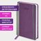 Ежедневник датированный 2024 А5 138x213 мм, BRAUBERG "Mosaic", под кожу, фиолетовый, 114905