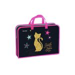 Папка с ручками 1 отделение, А4 Berlingo "Star dream", 340*245*75мм, пластик, на молнии