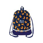 Мешок для обуви 1 отделение Berlingo "Meow power", 400*480мм, расширяющееся дно, светоотражающая лента, карман на молнии