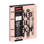 Тетрадь на кольцах А5 (180х220 мм), 80 листов, под кожу, клетка, BRAUBERG VISTA, Shed your skin, 112133