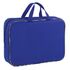 Папка на молнии с ручками STAFF EVERYDAY, А4, ширина 80 мм, полиэстер, синяя, 270740