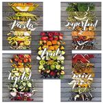 Тетрадь А5, 48 л., ПЗБМ, скоба, клетка, выборочный TWIN лак, "Ломтики" (5 видов), 029365