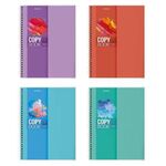 Тетрадь А4, 120 л., BRAUBERG гребень, клетка, обложка картон, "Vision", 404070