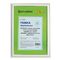 Рамка 21х30 см, пластик, багет 20 мм, BRAUBERG "HIT3", белая с двойной позолотой, стекло, 390983