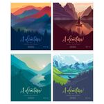 Тетрадь 96л., А5, клетка ArtSpace "Путешествия. Волшебный мир"