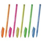 Ручка шариковая ERICH KRAUSE "Cocktail", СИНЯЯ, корпус ассорти, узел 0,6 мм, линия письма 0,32 мм, 33518