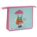 Папка для тетрадей 1 отделение, А5, ArtSpace "Friends", 240*200*40мм, пластик, на молнии