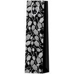 Пакет подарочный 12*36*8,5см ArtSpace "Black theme", матовое ламинирование, под бутылку
