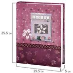 Фотоальбом BRAUBERG на 200 фотографий 10х15 см, твердая обложка, "Друзья", бокс, сиреневый, 390671