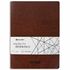 Тетрадь 60 л. в линию обложка гладкий кожзам, сшивка, B5 (179х250мм), КОРИЧНЕВЫЙ, BRAUBERG VIVA, 403901