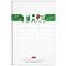 Тетрадь А4, 96 л., HATBER гребень, клетка, тиснение CROCO, "Nature" (4 вида в спайке), 96Т4тВ1гр