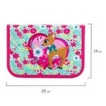 Пенал TIGER FAMILY 1 отделение, 1 откидная планка, ткань, "Deer Fantasy", 20х14х4 см, 228891, TGNQ-046C1E