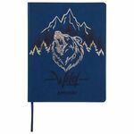 Дневник 1-11 класс 48 л., кожзам (гибкая), термотиснение, фольга, BRAUBERG, "МЕДВЕДЬ", 105969