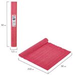 Бумага гофрированная/креповая (ИТАЛИЯ) 180 г/м2, 50х250 см, нежно-красная (17a6), BRAUBERG FIORE, 112632