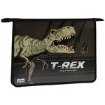 Папка для тетрадей 1 отделение А4 ArtSpace "T-Rex", пластик, на молнии
