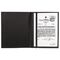 Папка адресная из натуральной кожи без надписи, формат А4, 32х25х1 см, черная, индивидуальная упаковка, 7-40, 7-40.