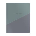 Дневник 1-11 кл. 48л. (твердый) ArtSpace "Duo. Зеленый", иск. кожа, тиснение, ляссе