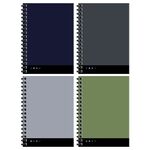 Записная книжка А6 96л., на гребне ArtSpace "Deep monocolor", твердая обложка, глянцевая ламинация