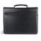 Портфель "Проект", 38х28,5х10 см, искусственная кожа, 2 отделения, замок с ключом, черный, 200