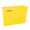 Подвесные папки А4 (350х240 мм) до 80 л., КОМПЛЕКТ 10 шт., желтые, картон, STAFF, 270930