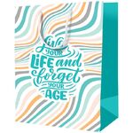 Пакет подарочный 26*32*12см ArtSpace "Forget age", ламинированный