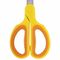 Ножницы BRAUBERG "Original", 155 мм, оранжево-желтые, ребристые резиновые вставки, 236450