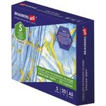 ЭБРУ набор для рисования на воде, 5 цветов х 20 мл (20 картин), лоток А5, BRAUBERG ART, 664880