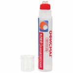 Клей канцелярский ОФИСМАГ 50 мл, с силиконовым аппликатором, 228410