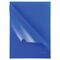 Папка-уголок жесткая, непрозрачная BRAUBERG, синяя, 0,15 мм, 224880