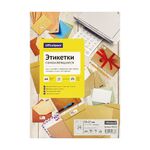 Этикетки самоклеящиеся А4 50л. OfficeSpace, белые, 24 фр. (70*37), 70г/м2