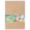 Тетрадь 48 л. в клетку обложка кожзам под лён, сшивка, A5 (147х210мм), БЕЖЕВЫЙ, BRAUBERG PASTEL, 403871