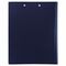 Папка-планшет STAFF, А4 (310х230 мм), с прижимом и крышкой, пластик, синяя, 0,5 мм, 229220