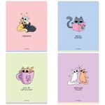 Тетрадь 48л., А5, клетка ArtSpace "Рисунки. Joky Cats", эконом