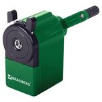 Точилка механическая BRAUBERG "JET", металлический механизм, корпус зеленый, 229571