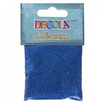 Блестки декоративные "Decola", ультрамарин, размер 0,3 мм, в упаковке 20г