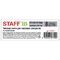 Чековая лента ТЕРМОБУМАГА 57 мм (диаметр 37 мм, длина 19 м, втулка 12 мм), КОМПЛЕКТ 8 шт., 44 г/м2, STAFF, 111953