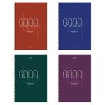 Тетрадь А4, 120 л., BRAUBERG, гребень, клетка, обложка твердая, "Good Luck", 404074