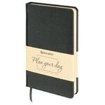 Ежедневник недатированный А5 (138х213 мм) BRAUBERG "Imperial", под кожу, 160 л., черный, 113499