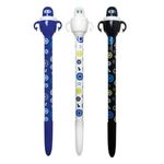 Ручка фигурная шариковая ЮНЛАНДИЯ "Робот", корпус ассорти, СИНЯЯ, пишущий узел 0,7 мм, 143790