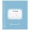 Тетрадь 12 л. BRAUBERG ЭКО "5-КА", клетка, обложка плотная мелованная бумага, СИНЯЯ, 104760