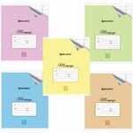 Тетрадь 12 л. BRAUBERG "ЭКО", косая линия, обложка плотная мелованная бумага, ПАСТЕЛЬНАЯ С УГОЛКОМ, 104504