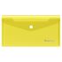 Папка-конверт на кнопке Berlingo "No Secret", С6, 200мкм, желтая