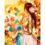 Картина по номерам 40х50 см, ОСТРОВ СОКРОВИЩ "Женственность", на подрамнике, акрил, кисти, 663336