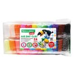 Пластилин супер лёгкий воздушный застывающий 24 цвета, 240 г, 3 стека, BRAUBERG KIDS, 106307