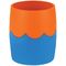 Подставка-стакан Мульти-Пульти, пластиковая, круглая, двухцветный сине-оранжевый