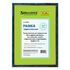 Рамка 21х30 см, пластик, багет 15 мм, BRAUBERG "HIT", зелёный мрамор с позолотой, стекло, 390706